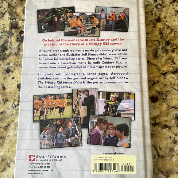 ❤️ DIARY OF A WIMPY KID THE WIMPY KID MOVIE DIARY HARDCOVER - Picture 3 of 4